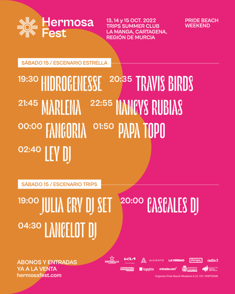 Horarios sábado 15